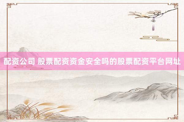 配资公司 股票配资资金安全吗的股票配资平台网址